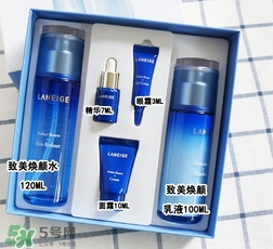 兰芝雪凝套盒真假，兰芝雪凝系列水乳真假鉴别  兰芝 呼吸37度 第6张
