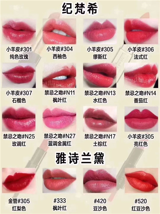 热卖品牌口红色号，有你中意的吗  口红 品牌 热卖 第7张