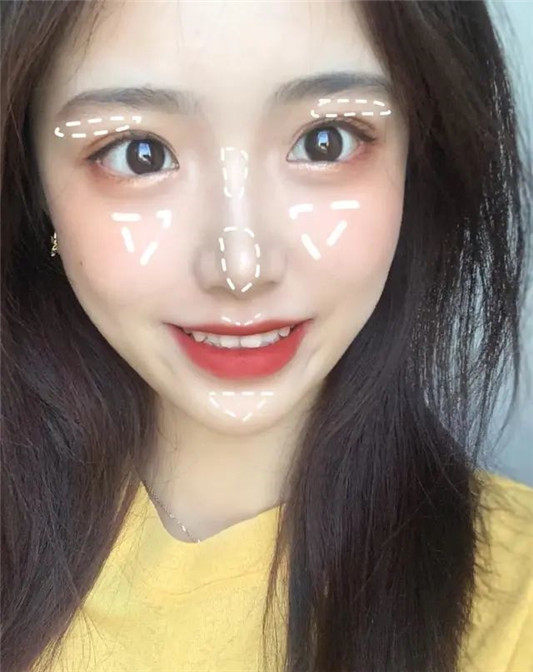 关晓彤涂全身高光，效果很惊艳  2020 高光 女生 第4张