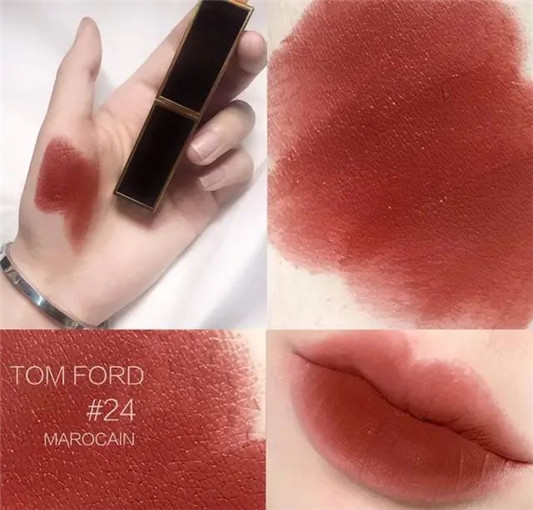 TF口红「新品首发」，黑金细管的24号色被誉为「神仙色」  2020 细管 TF 第4张
