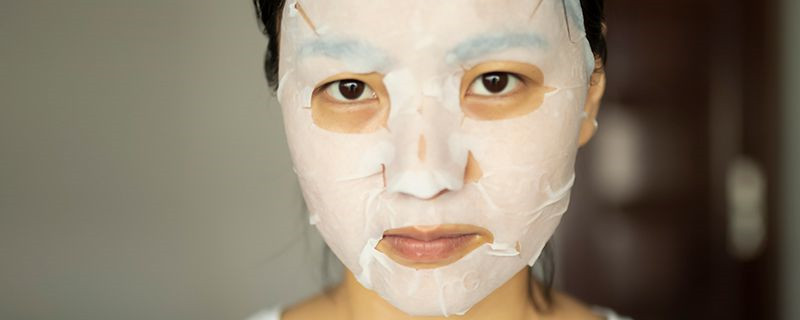 真假蛋蛋面膜对比