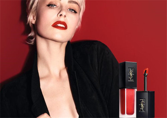 YSL 新品黑盖天鹅绒唇釉试色测评