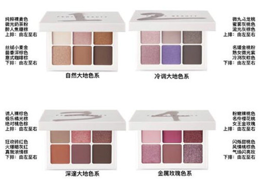 FENTY BEAUTY眼影拼盘新品怎么样  FENTYBEAUTY 眼影 彩妆 第2张