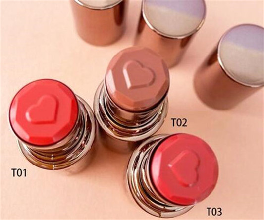 CANMAKE爱心浮雕唇膏新色试色测评  CANMAKE 唇膏 彩妆 第1张