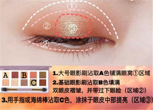 盘点近期流行的温柔风眼妆怎么画,三个教程分享 温柔风眼妆 彩妆 第5张 盘点近期流行的温柔风眼妆怎么画,三个教程分享 温柔风眼妆 彩妆 第5张