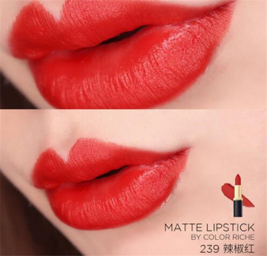 欧莱雅口红今年流行色推荐以及试色  欧莱雅 口红 试色 彩妆 第9张