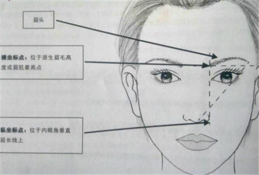 标准眉型画法三点画法教程步骤是怎么样的  标准眉型 画法 步骤 彩妆 第2张