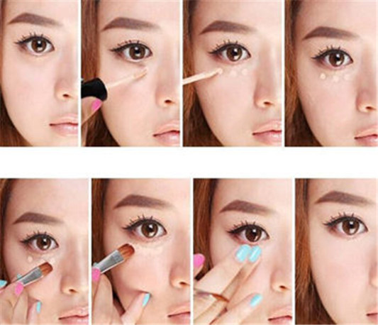 黑眼圈用什么颜色遮瑕膏 遮瑕的方法是什么  遮瑕膏 黑眼圈 方法 彩妆 第5张