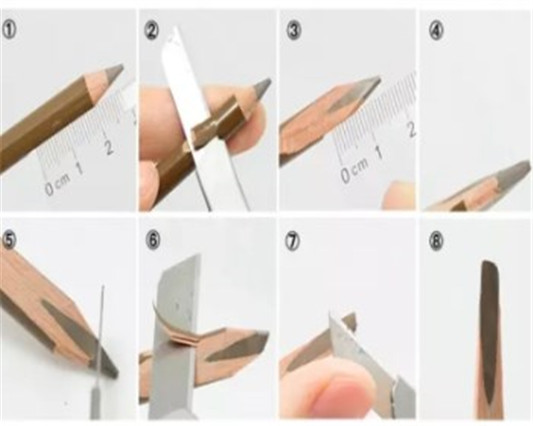 植村秀自动眉笔怎么削 眉笔削法教程  植村秀 眉笔 削法 彩妆 第2张