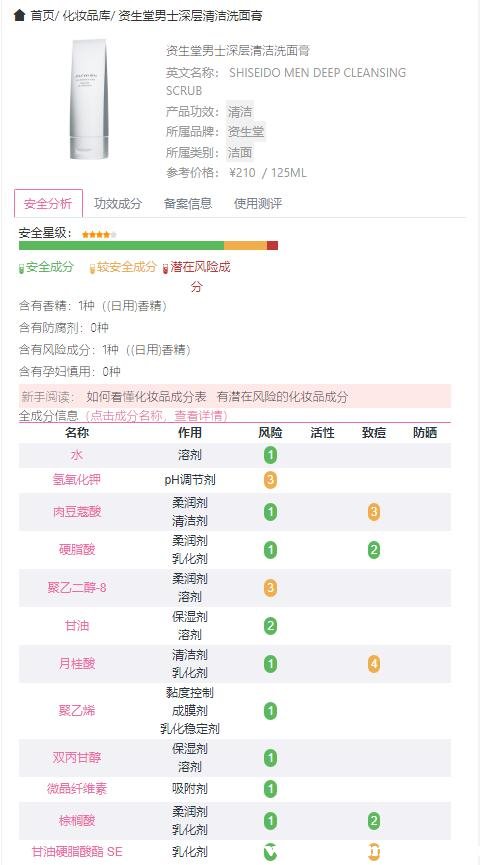 资生堂男士洗面奶怎么样，好用吗  洗面奶 第2张