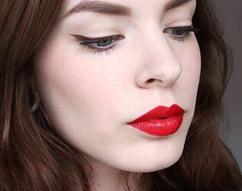 大红色口红配什么眼影最合理好看  口红 眼影 彩妆 第4张
