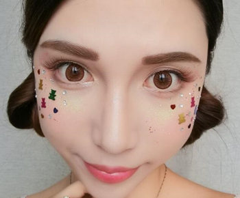 网红少女无辜眼妆画法教程详解  网红 少女 眼妆 彩妆 第6张