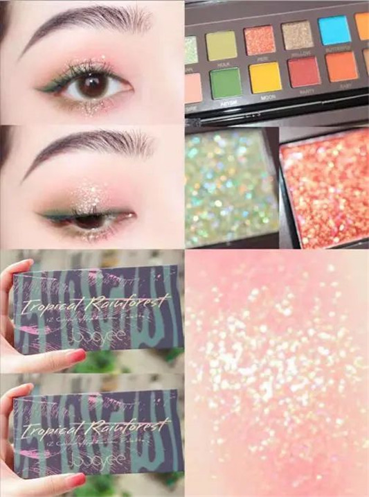 眼影哪个牌子好用，眼影怎么搭配颜色  亮片 眼影 第5张