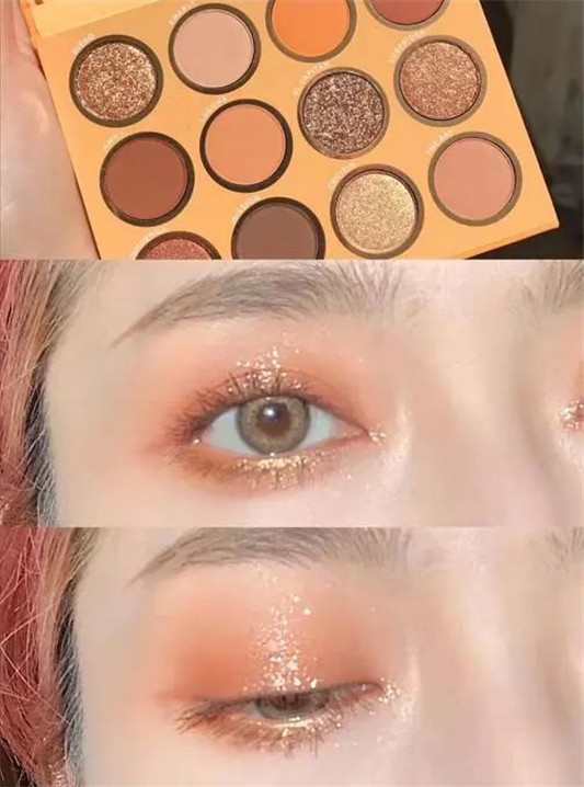 眼影哪个牌子好用，眼影怎么搭配颜色  亮片 眼影 第11张