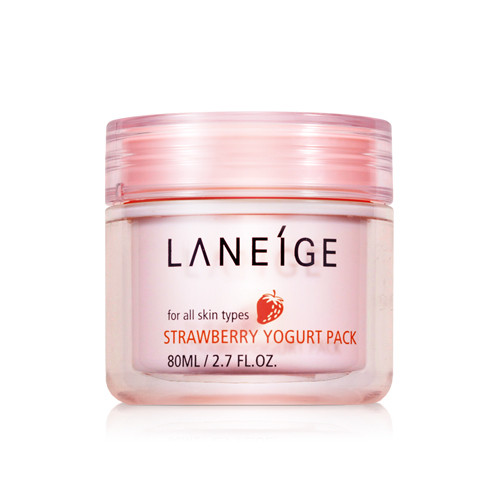 兰芝草莓面膜有什么作用，美白保湿抗氧化超性价比面膜  韩国护肤 兰芝 酸奶面膜 第3张