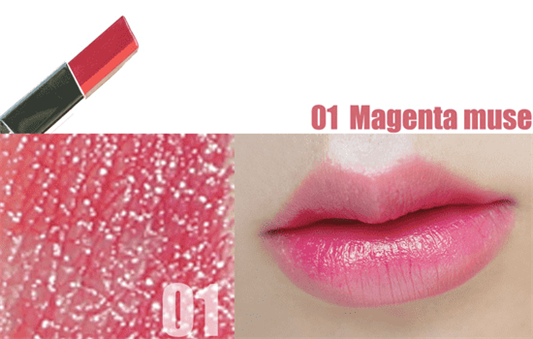 兰芝双色立体唇膏试色，新款旧款兰芝双色口红试色合集