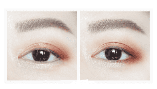 欧莱雅12色眼影画法，蜜桃盘的画法  欧莱雅 眼影的画法 第3张