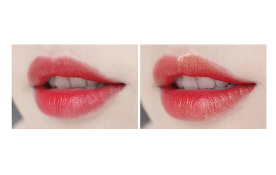 欧莱雅鎏金口红试色，超美五色口红  试色 欧莱雅 口红 第2张