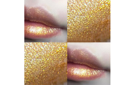 欧莱雅口红g101试色，百搭鎏金人鱼姬色