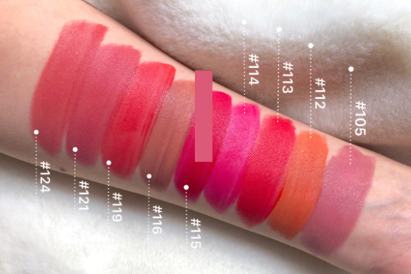 欧莱雅小钢笔唇釉全部试色，欧莱雅小钢笔评测  欧莱雅 欧莱雅唇釉 欧莱雅小钢笔唇釉全部试色 呼吸37度 第2张