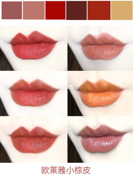 欧莱雅小棕皮试色，为亚洲人而生的红棕色系  欧莱雅 欧莱雅口红 欧莱雅小棕皮试色 呼吸37度 第7张