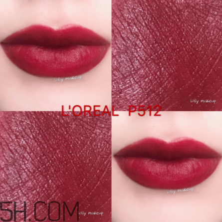 欧莱雅金管唇釉试色，欧莱雅金管口红试色  欧莱雅金管 欧莱雅唇釉 欧莱雅口红 呼吸37度 第4张