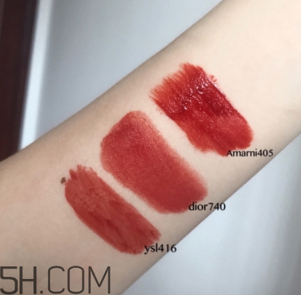 欧莱雅619秋叶和阿玛尼405试色对比  欧莱雅 欧莱雅619和阿玛尼405 呼吸37度 第6张