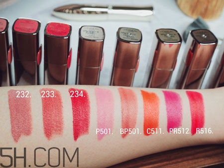 欧莱雅纯色订制唇膏色号，欧莱雅纯色订制唇膏试色图