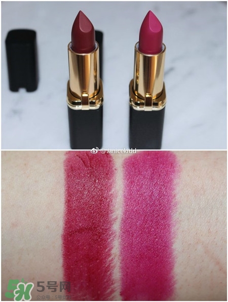 欧莱雅2017全新哑光唇膏色号_试色图  欧莱雅 唇膏 欧莱雅2017全新哑光唇膏试色 呼吸37度 第5张