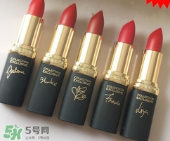 欧莱雅口红色号_欧莱雅口红试色图
