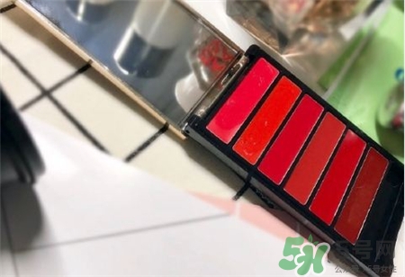 欧莱雅6色口红盘试色，欧莱雅六色口红盘试色图  欧莱雅 欧莱雅六色口红盘 呼吸37度 第2张