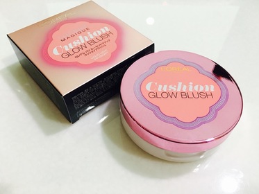 巴黎欧莱雅奇焕光采水光空气轻垫腮红真假辨别图，怎么样