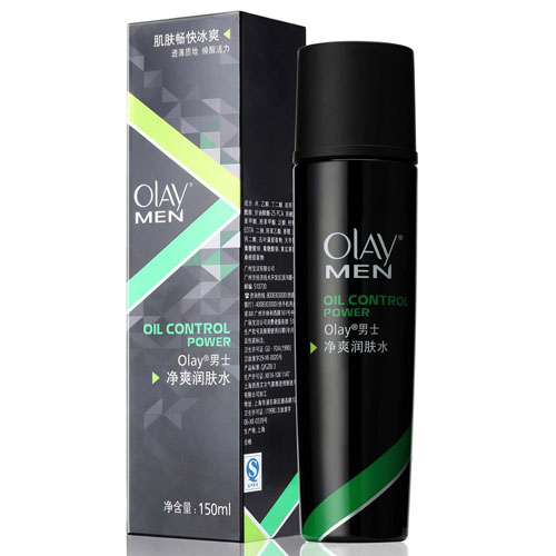 Olay男士净爽润肤水成分表分析，功效说明