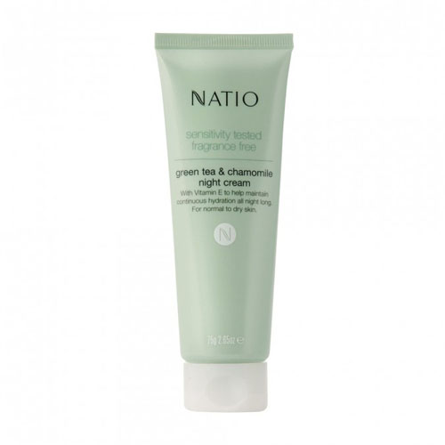 娜迪奥甘菊绿茶舒缓修护晚霜成分表分析，功效说明