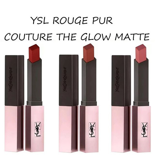 唇膏 | YSL ROUGE PUR COUTURE THE GLOW MATTE唇膏  新品 第1张