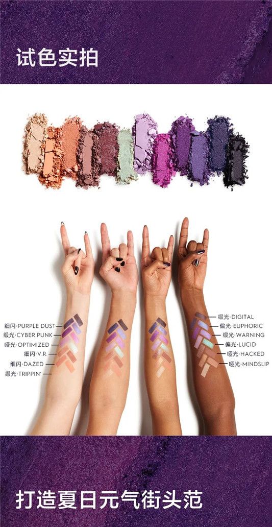 衰败城市12色电光眼影盘  眼影盘 第8张