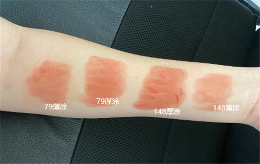 YSL新色圆管148和79口红试色对比，黄皮应该怎么选  YSL 圣罗兰 口红 第5张