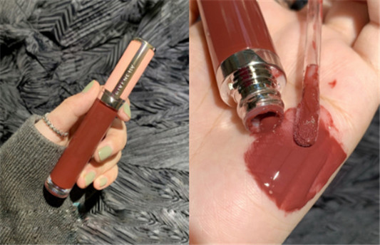 纪梵希粉羊皮液体唇膏19唇釉试色，这颜值绝了  纪梵希 口红 唇釉 第2张