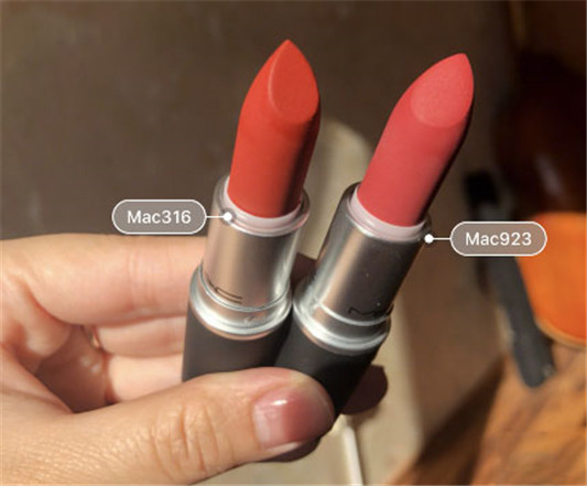 mac923和316像吗，mac923和316试色对比  mac 口红 第1张