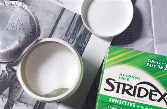 美国stridex水杨酸痘痘粉刺棉片祛痘效果好吗，两种包装各有什么成分功效  祛痘 水杨酸 第2张