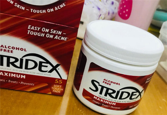 美国stridex水杨酸痘痘粉刺棉片祛痘效果好吗，两种包装各有什么成分功效  祛痘 水杨酸 第4张
