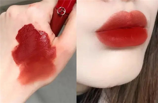 阿玛尼「青你色」强势来袭，鞠婧祎全身上阵试色，205预计要爆火  阿玛尼 口红 第3张