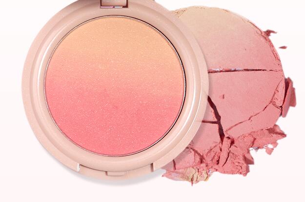 脸圆的女生怎么打腮红可以瘦脸，上妆教程方法分享 腮红 圆脸怎么打腮红 圆脸怎么打腮红瘦脸步骤图片 美妆 第2张