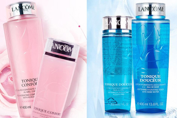 兰蔻大粉水和大蓝水的区别，质地和功效等方面略有差异 兰蔻 第1张