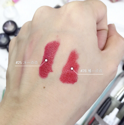 娇兰宝石25和28试色对比，娇兰宝石25和28哪个好看