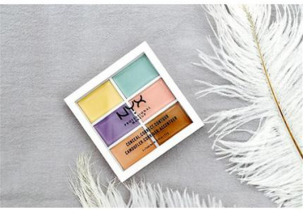 nyx六色遮瑕怎么用，​nyx六色遮瑕盘怎么样