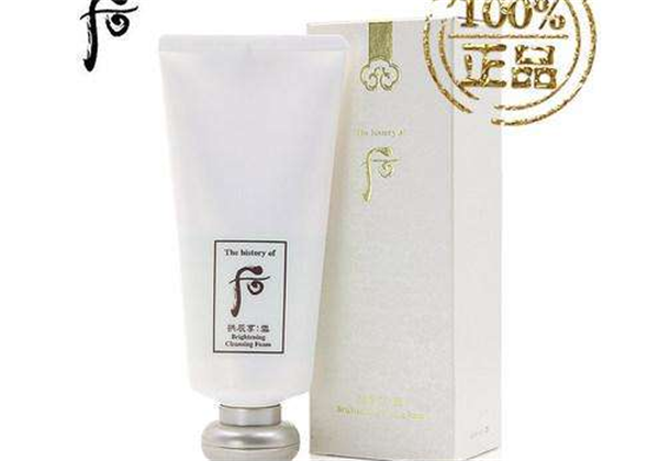 whoo后拱辰享洁面膏价格多少钱，和洁面乳的区别