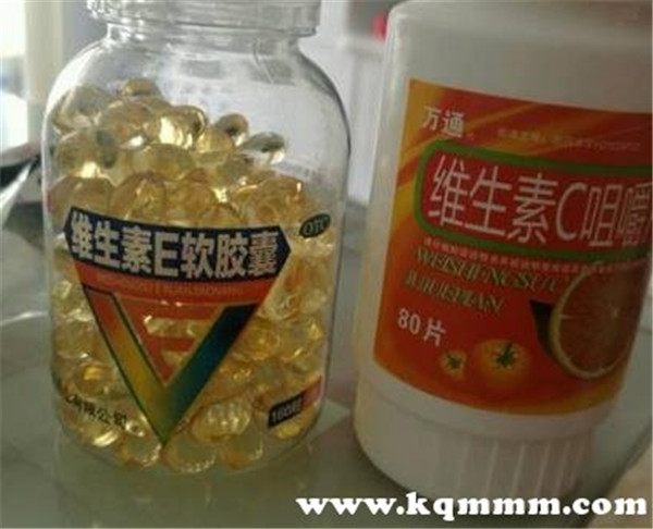 维c和维e吃了三个月了淡斑吃维c后皮肤真白了