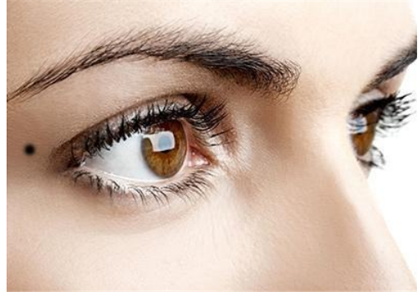 眼角痣怎么画，​眼角痣画在哪里好看