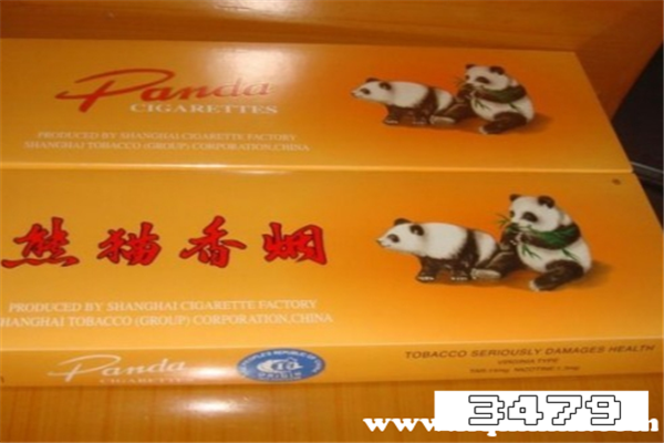 免税5盒装熊猫烟专供出口价格，熊猫5包装专供出口价格